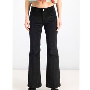 CAbi Black Low Rise Wide Leg Denim Size 8